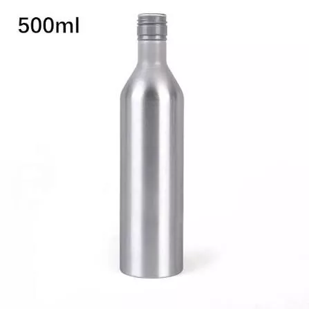 Buidéal Deochanna Alúmanam Ard caol 500ml le caipín scriú ROPP