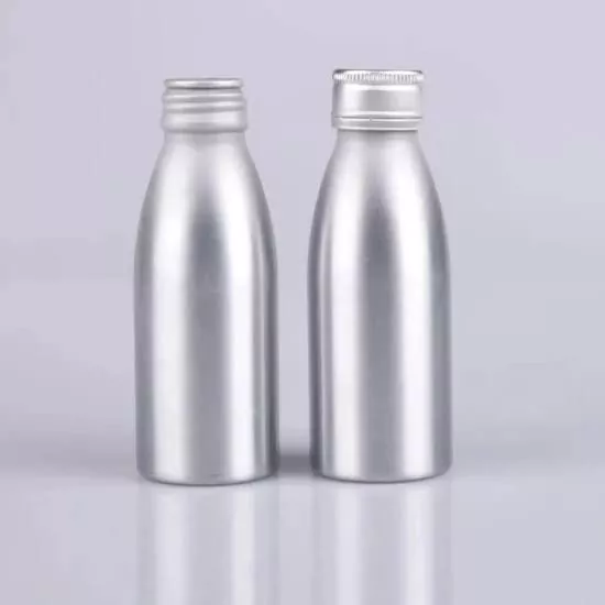 Buidéal Deochanna Mini Alúmanam 100ml le haghaidh Biotáille Taistil